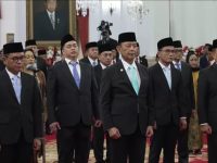 Tokoh Publik saat mengikuti pelantikan di Istana Negara (foto: Ist)