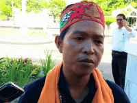 Ketua Aliansi Masyarakat Bersatu Selamatkan Dana APBD Kalteng, Yanto.