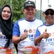 Dina Maulidah menghadiri kegiatan Fun Run di Puruk Cahu.
