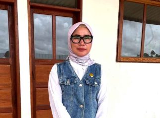 Foto anggota DPRD Gunung Mas Sahriah K Sabran menyampaikan dukungan bagi pengembangan pertanian di Gunung Mas.