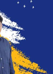 Foto anggota DPRD Palangka Raya Erlan Audri menyampaikan gagasan pengembangan UMKM di Palangka Raya.