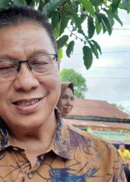 Foto Ketua DPRD Kota Palangka Raya Subandi sedang menyampaikan pernyataan terkait jabatan kosong di Palangka Raya.