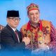 Foto Bupati Lamandau Rizky Aditya Putra menerima penghargaan National Governance Awards di Jakarta.