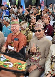 Foto Wakil Bupati Kapuas menghadiri pembukaan FBIM 2026 di Bundaran Besar Palangka Raya.