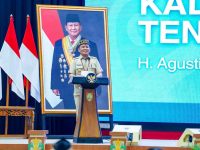 Foto Gubernur Kalimantan Tengah Agustiar Sabran memberikan keterangan di Palangka Raya