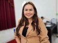 Anggota DPRD Gunung Mas Cici Susilawati menyampaikan harapannya kepada mahasiswa KKN Universitas Palangka Raya