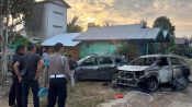Aparat kepolisian melakukan penyisiran intensif di kawasan hutan Katingan Tengah pascainsiden penggerebekan narkoba.