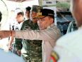 Gubernur Kalimantan Tengah Agustiar Sabran saat meninjau Posko Penanganan Karhutla di Kabupaten Pulang Pisau.