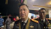 Kapolda Kalteng Irjen Pol Iwan Kurniawan menghadiri kegiatan Hari Bhayangkara ke-80 di Mapolda Kalteng.