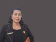 Rayaniatie Djangkan memberikan keterangan mengenai kesiapsiagaan menghadapi kebakaran hutan dan lahan.