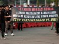 Warga Rantau Bakula menyampaikan pengaduan dampak tambang di Jakarta
