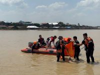 Kawasan Pelabuhan Rambang di Sungai Kahayan, Palangka Raya, lokasi korban tenggelam
