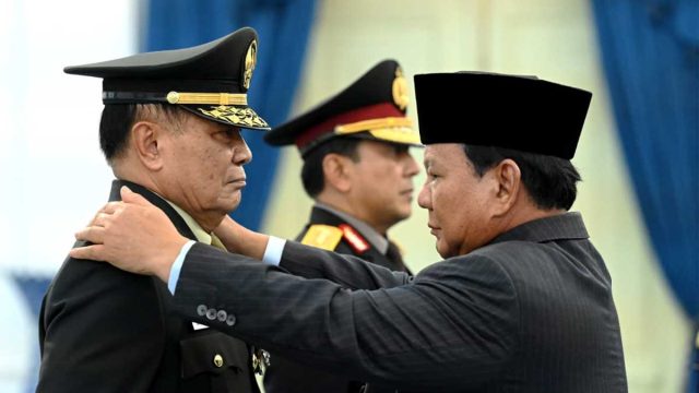 Menko Polkam Djamari Chaniago saat ditemui di Kemenko Polkam, Jakarta
