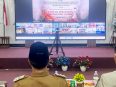 Bupati Seruyan Ahmad Selanorwanda menyampaikan penanganan karhutla seusai mengikuti rapat koordinasi virtual.