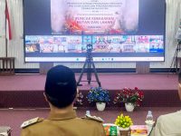 Bupati Seruyan Ahmad Selanorwanda menyampaikan penanganan karhutla seusai mengikuti rapat koordinasi virtual.