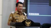 Bupati Seruyan Ahmad Selanorwanda saat memberikan sambutan dalam acara BKPSDM Seruyan pada Agustus 2026.