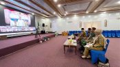 Kepala Pelaksana BPBD Seruyan Agus Supriyadi menyampaikan penanganan karhutla di Seruyan.