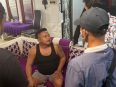 Proses pengamanan terduga pelaku yang mengaku sebagai jaksa di Palangka Raya.