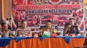 Suasana rapat penetapan status Tanggap Darurat Karhutla Kabupaten Seruyan di Aula BPBD Seruyan.