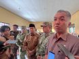 Wakil Bupati Seruyan Supian memberikan edukasi tentang pencegahan karhutla kepada siswa SMKN 1 Kuala Pembuang.