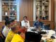 Bupati Seruyan Ahmad Selanorwanda saat beraudiensi dengan jajaran Kementerian ATR/BPN di Jakarta.