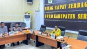 Wakil Ketua I DPRD Seruyan Harsandi berkoordinasi dengan perwakilan Pemerintah Kabupaten Seruyan terkait antisipasi karhutla.