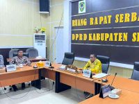 Wakil Ketua I DPRD Seruyan Harsandi berkoordinasi dengan perwakilan Pemerintah Kabupaten Seruyan terkait antisipasi karhutla.